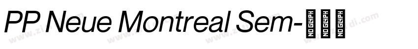 PP Neue Montreal Sem字体转换